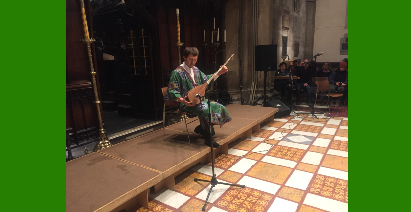 Sardor Mirzakhojaev from Uzbekistan will perform on the musical instrument dutar -the Uzbek traditional melody Qo’shtor.